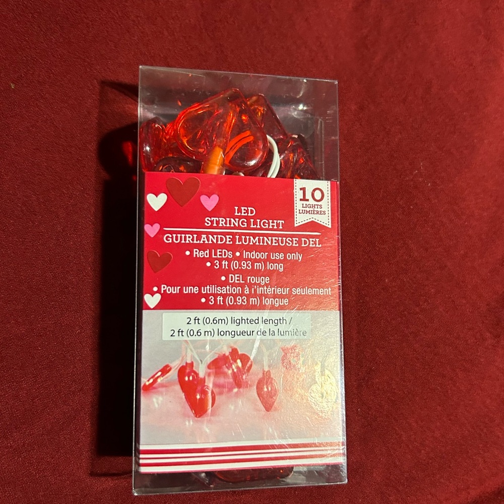 Heart Shaped LED String Lights
